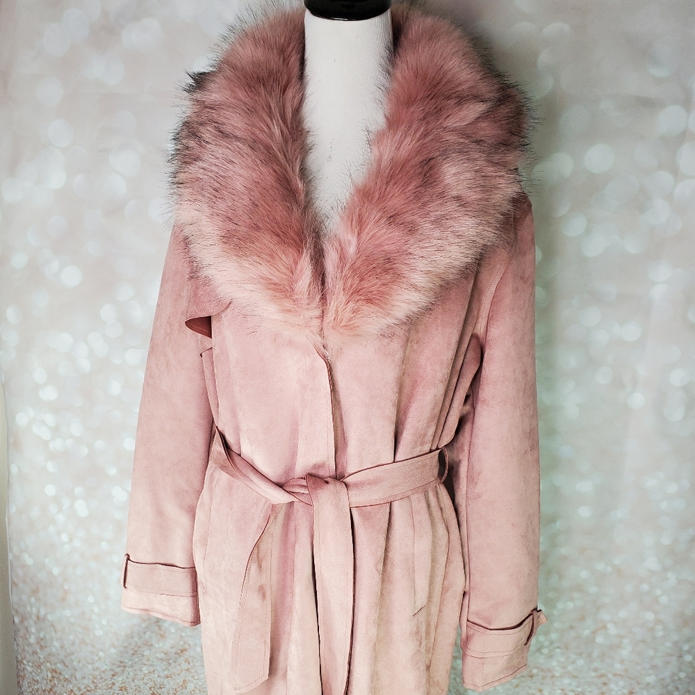 Bellivera Woman's Faux Suede Jacket